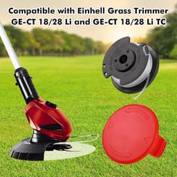 SnelShoppen - 6x Vervangende Draadspoelen voor Grasmaaier, 1.6 mm Draad, Geschikt voor Einhell TLE-03, Tuinaccessoires voor Tuinonderhoud — thumbnail 5