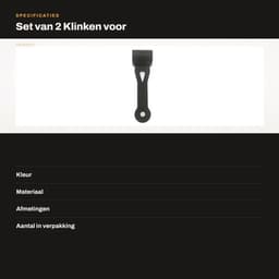 Klink Vervangt 109808X - Montage voor Husqvarna - Geschikt voor AYP - Craftsman - Grasmaaiers - Diverse modellen - Onderdeel — thumbnail 2