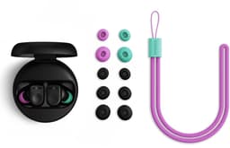 PHILIPS TAMS3BK/00 The Buds - True Wireless Oordopjes - Adaptieve Noise Cancelling - Bluetooth 6.0 - Tot 42 Uur Batterijduur - Smart Charging Case met Touchscreen - IP54 - Multipoint - Zwart — thumbnail 5