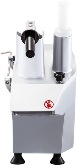 Elektrische Groentesnijder 550W - 6 Snijschijven - Roestvrij Staal En Aluminium - Keukenmachine Groentehakmolen — thumbnail 1