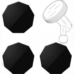 4 stuks reserve-magneetstukken voor Garmin, klevende voorruit-sticker voor Garmin dashcam-houder 45/46/47/55/56/57/65W/66W/67W/Tandem/Speak Plus — thumbnail 5