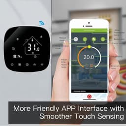 Slimme Thermostaat - Verwarming Bediening - Comfort Verhoging - App en Stembediening - 220 Volt - Wit — thumbnail 5