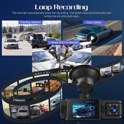 Dash Cam - Full HD - Drie-kanaals Opname - Nachtzicht - Voor Auto's — thumbnail 4