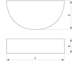 SnelShoppen - 4 x Aansluitingsstangen voor Passiefveren, Stalen Half Maan Sleutels, 5x9x22mm voor Tractor, Grasmaaier, Motor, Scooter, Moped
