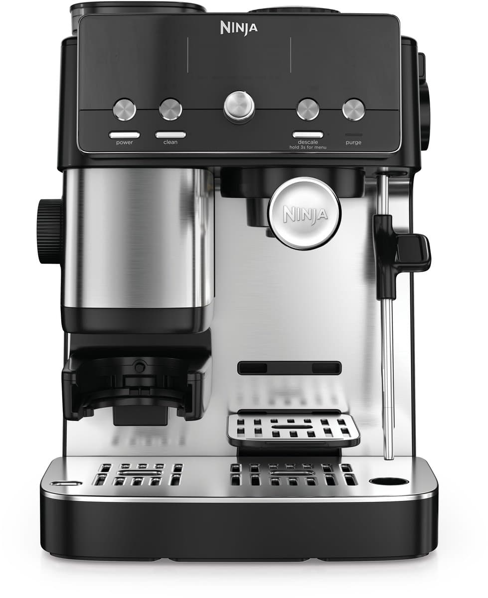 Ninja Luxe Café Mini 2-in-1 espresso- en filterkoffiemachine met ingebouwde bonenmaler en handmatige melkschuimer - ES301EU — afbeelding 1