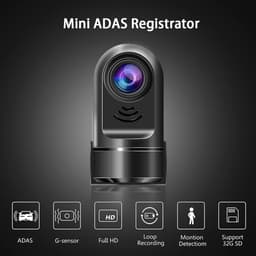 Mini Dashcam - Autocamera Rijrecorder - Veilig Rijden - ADAS Rijassistentie - 1080p HD - Zwart — thumbnail 4