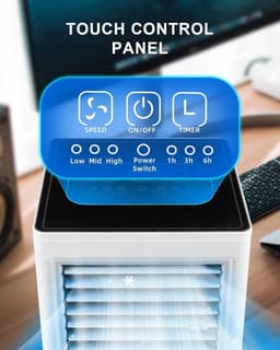 Draagbare Airconditioning - Compact en Stil - 3 Snelheden - Energiebesparend - Voor Thuis, Kantoor en Camping — thumbnail 3