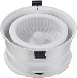 Elektrische Aardappelschiller - Groenteverwerker - Snel Maaltijden Bereiden - Automatische Slimme Aanpassing - 1 Kg Capaciteit - Wit — thumbnail 2