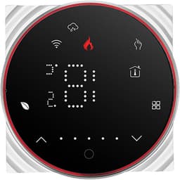 Slimme Thermostaat - Temperatuurregelaar Vloerverwarming - Energie Besparen - Programmeerbaar Schema - 95 Tot 240V - Zwart — thumbnail 1