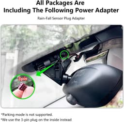 SnelShoppen - Dashcam Mangoal Voor BMW 2 Serie Coupé Cabriolet F22 F23 G42 Active Tourer Gran Tourer F45 F46 U06 Gran Coupé F44 M2 F87 - Front 4K Acht — thumbnail 3