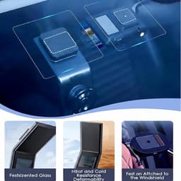 SnelShoppen - Dash Cam Zelfklevende Pads 12 Pack met Antistatische Film, Dubbelzijdige Hechtingspads voor Voorruit en Dashboard Dashcam Bevestigingsac — thumbnail 3