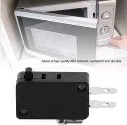 SnelShoppen - Micro Deurschakelaar 5E4 Duurzaam KW3AT-16 Magnetron Deurschakelaar Normaal Gesloten Waterdicht ABS Materiaal Temperatuurweerstand 105°C — thumbnail 4