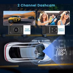 Auto Camera - Dashcam Rijrecorder - Veilig Rijden - Dubbele Opname - 3.16 Inch Scherm - Zwart — thumbnail 5