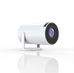 Mini projector 4K ondersteuning - 500 ANSI lumens - Dual 2.4G/5G WiFi - Ideaal voor films en gaming - SnelShoppen — thumbnail 1