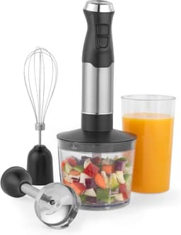 Keukenmachine Set - Blender Mixer - Eten Bereiden - 3 Functies - 500ml Kom - Zwart — thumbnail 1