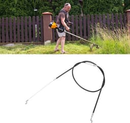 Grasmaaierbedieningskabel 1,4 M - Vervanging - Tuingas - Tractiemotor - Hoogwaardig Rubber/Staal - Flexibel en Duurzaam - Bedieningskabel — thumbnail 5