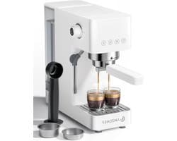 Espressomachine - Koffiezetapparaat - Thuisbarista - Professionele extractie - 1.5L Tank - Wit
