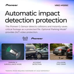 Compacte dashcam - Auto camera - Veilig rijden - 15K resolutie - 120 graden - Zwart — thumbnail 2