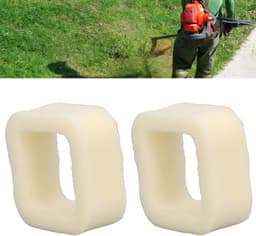 Dailygoods- Luchtfilter 2 Stuks - Polyestervezel - Lage Initiële Weerstand - Herbruikbaar - Groot Filterontwerp - Verbeterde Prestaties - Maaierfilter — thumbnail 4