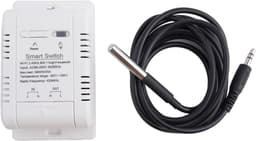 Slimme Temperatuurschakelaar - WiFi Thermostaat Sensor - Thuiskantoor Automatisering - Realtime Bewaking - 16A - Wit — thumbnail 1