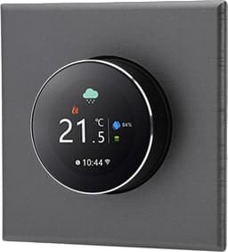 Slimme Thermostaat - App Thermostaat - Energie Besparen - WiFi Bediening - 86x86mm Inbouw - Zwart — thumbnail 1