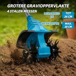 Accu Motorhak 450W - Diepte 24cm en Breedte 20cm — thumbnail 2