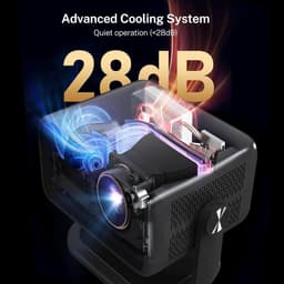 SnelShoppen - Intelligent Projector voor Feesten, Camping en Thuisgebruik - Draagbare Mini Beamer met WiFi, Full HD Beeldkwaliteit, Compact en Lichtge — thumbnail 5