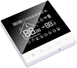 Slimme Thermostaat - Ketel Controller - Vloerverwarming Instellen - App Afstandsbediening - 10 x 10 x 8 cm - Zwart — thumbnail 1