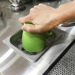 Glazenspoeler - Bekerwasser Aanrecht - Efficiënt Reinigen - Automatische Sprayfunctie - 1m Slang - Roestvrij Staal — thumbnail 3