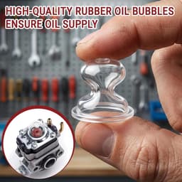 SnelShoppen - 10 Stuks Carburateur Eerste Gloeilamp Voor Grasmaaier & Bosmaaier, Starter Voor Benzine, Transparant, Hoogwaardige Accessoires, Geschikt — thumbnail 3