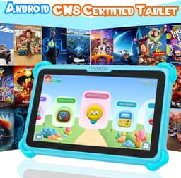 SnelShoppen - Kids Tablet 7 Inch Android Tablet voor Kinderen met 32GB Geheugen, WiFi, Ouderlijk Toezicht en Geïnstalleerde Leer-Apps voor Jongens en — thumbnail 2