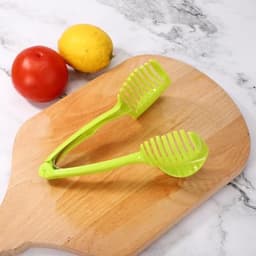 Citroensnijder, ABS Groentesnijder, Fruitsnijder voor Tomaten, Uien, Eieren met Ergonomische Handgreep — thumbnail 1