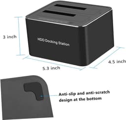 Harde schijf basis - Externe lezer - Data opslag - USB 3.0 poort - Tot 16TB - Zwart — thumbnail 5
