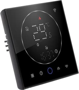 Slimme Thermostaat - Verwarmingsregelaar - Energie Besparen - Spraakbediening - 5+1+1 Programmering - Zwart — thumbnail 5