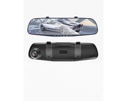 Car Camera 4.3In Dash Cam Car DVR 24H HD 1080P Dash Camera Dual Lens Video Recorder 1080P Dashcam Mirror Driving Recorder Dashcam(Size:32g)
