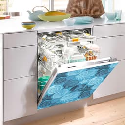Vaatwasser Magneet Hoes - Keuken Decor - Keuken Opfrissen - Eenvoudige Installatie - 58 x 66 Inch - Blauw — thumbnail 5