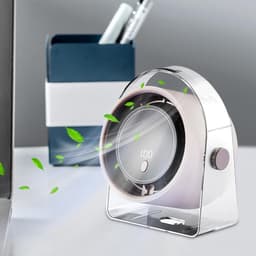 Bureaublazer - Persoonlijke ventilator - Stille koeling - Bladloos ontwerp - 14.7 cm hoog - Romig — thumbnail 2