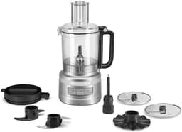 Keukenmachine - Keukenrobot Multifunctioneel - Voedsel Bereiden - 3 Snelheden - 2.1 liter - Zilver — thumbnail 5