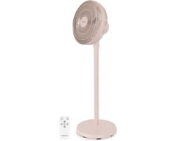 Staande ventilator - Vloer ventilator - Comfort Vergroten - 3 Instelbare Hoogtes - 110 cm - Beige