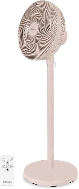 Staande ventilator - Vloer ventilator - Comfort Vergroten - 3 Instelbare Hoogtes - 110 cm - Beige — thumbnail 1