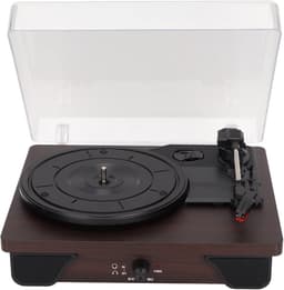 Retro Platenspeler, 3 Snelheden 33/45/78 RPM voor 7in/10in/12in Vinylplaten Draadloze draaitafel LP-speler Bluetooth-speler, ingebouwde stereoluidsprekers, 3,5 mm/0,1 inch AUX-ingang — thumbnail 1