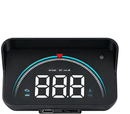 Car Heads Up Display, Vehicle Dashboard Display, Windshield HUD With Overspeed Alert, Driving Information To Improve Safety, Provides Real Time Speed Warning Signals for SUV RV Sedan Van Minivan — thumbnail 1