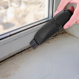 Mini Stofzuiger - Handstofzuiger - Toetsenbord Reinigen - USB Oplaadbaar - 19.7 cm Lengte - Zwart — thumbnail 3