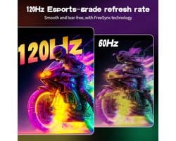34-inch Curved Monitor – Ultrawide Scherm – Gaming Monitor – PC Monitor – UWQHD Display – 3440x1440 Resolutie – 120Hz Verversingssnelheid – 165Hz Reactietijd