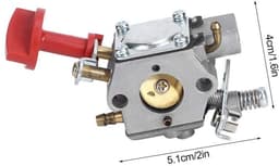Dailygoods - Grasmaaier carburateur - Aftermarket vervangingsonderdelen - Hoge prestaties - Carburateur trimmer - Geschikt voor 243R 243RJ 543RBK 543R... — thumbnail 4