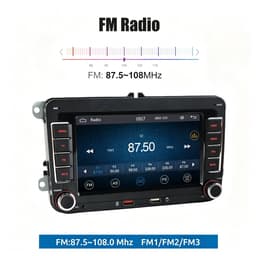 ESSGOO Volkswagen CarPlay Autoradio - met Apple Carplay & Android auto (Draadloos) -Plug&Play- voor VW Golf, Polo, Tiguan, Touran, Caddy, Jetta -7inch Touchscreen scherm-Bluetooth- Dual USB -12LEDs Achteruitrijcamera — thumbnail 4