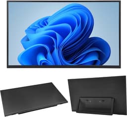 18.5" Draagbare Monitor – 1080P IPS, 100Hz, Dual USB-C, HDMI, Plug & Play – Ultra Slim 1,12kg – Voor Laptop, Telefoon, Gaming — thumbnail 1
