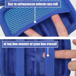 Harde Beschermhoes voor Portable SSD, Geschikt voor Samsung T7/T7 Touch/T7 Shield/T9, Blauw, Ideaal voor Opslag en Bescherming — thumbnail 2
