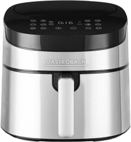 Heteluchtfriteuse XXL - Airfryer Pro - Gezond Frituren - 8 Programma's - 65 Liter - Zilver Zwart — thumbnail 1