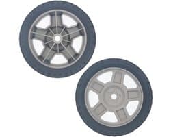 Dailygoods- Grasmaaierwiel 7 Inch - 2 Stuks - Compatibel met Husqvarna/Poulan/Weed Eater - Artikelnummer 532430501 - Duurzaam materiaal - Eenvoudige installatie - Maaierwiel